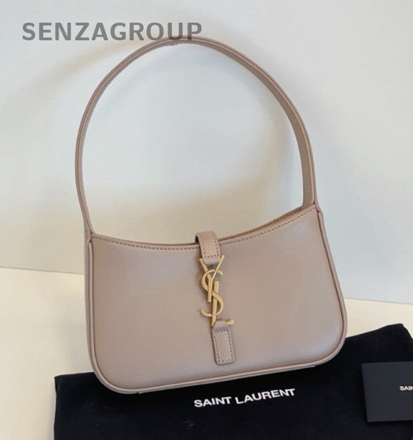 YSL Saint Laurent Hobo mini Milk tea Color Shoulder bag Women