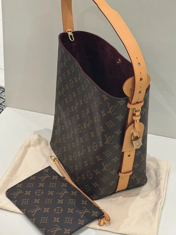 Louis Vuitton Canvas All In BB GM Shoulder Bag For Women