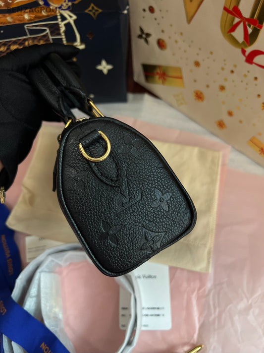 Louis Vuitton Nano Speedy Monogram Empreinte 2WAY Shoulder Handbag Brand NEW