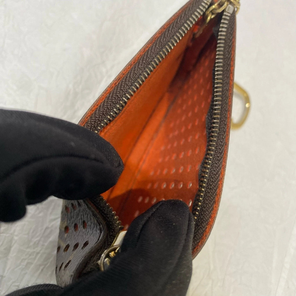 Louis Vuitton Monogram Canvas Key Coin Pouch Wallet Women
