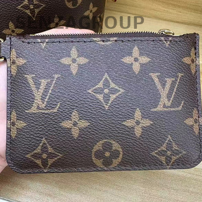 Louis Vuitton All In BB Bucket Bag Brown Gold Women Classic Handbag