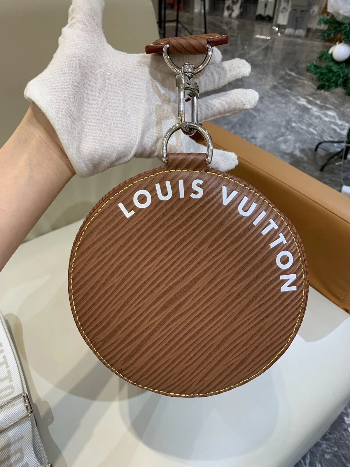 Louis Vuitton Epi Soft Polochon Cylinder Shoulder Crossbody Bag Women