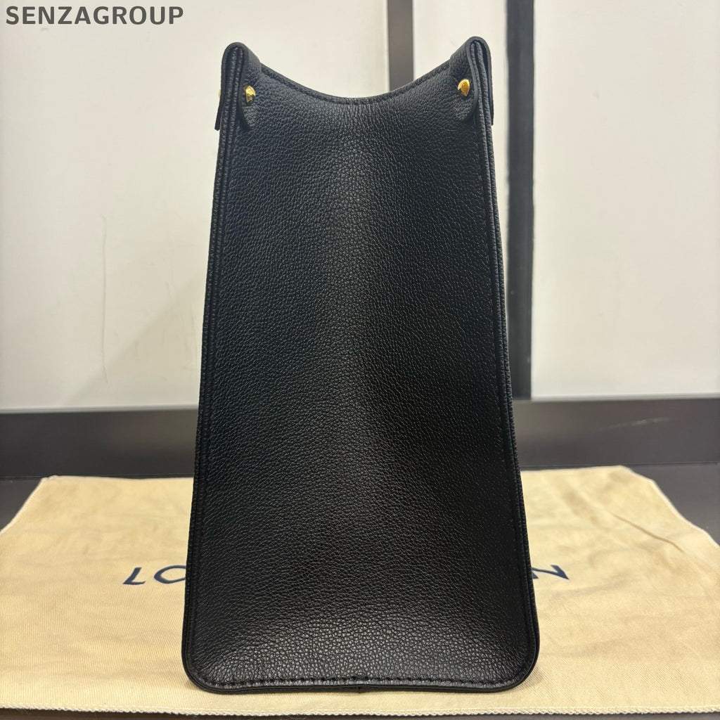 Louis Vuitton ONTHEGO Monogram Tote Bag Medium Black Handbag Shoulder Bag