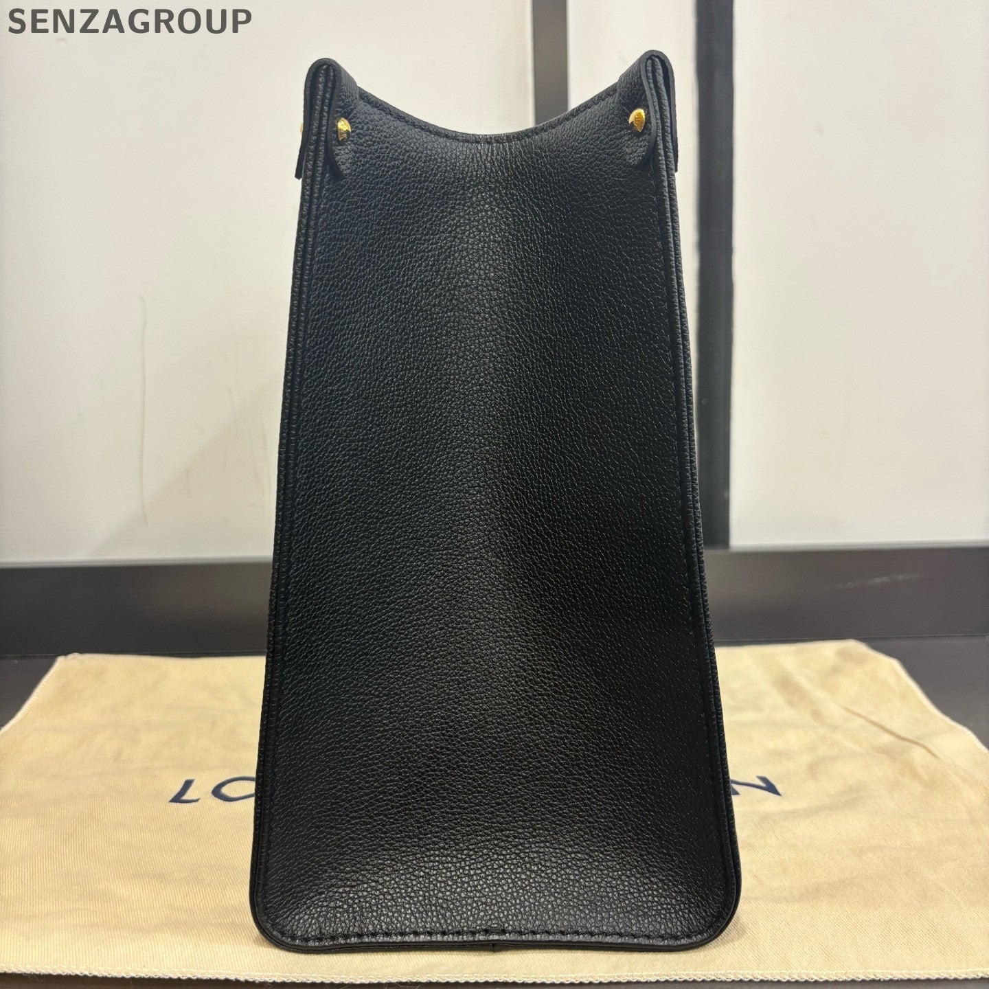 Louis Vuitton ONTHEGO Monogram Tote Bag Medium Black Handbag Shoulder Bag