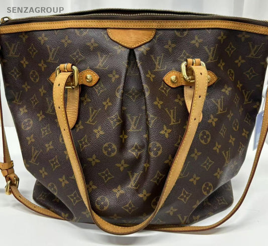 Louis Vuitton Monogram Palermo GM 2way Shoulder bag tote Brown