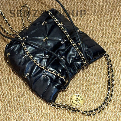 Chanel 22 Bag Mini Trash Bag Chain Shoulder Crossbody Bag Women