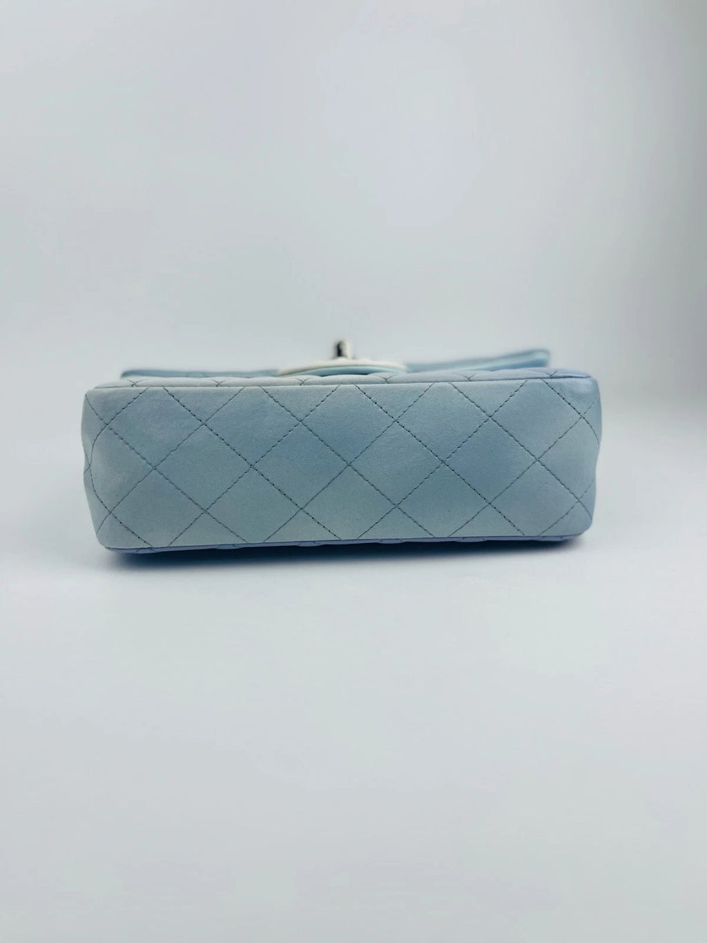 CHANEL Calfskin Blue Gradient Large Mini Crossbody Bag for Women