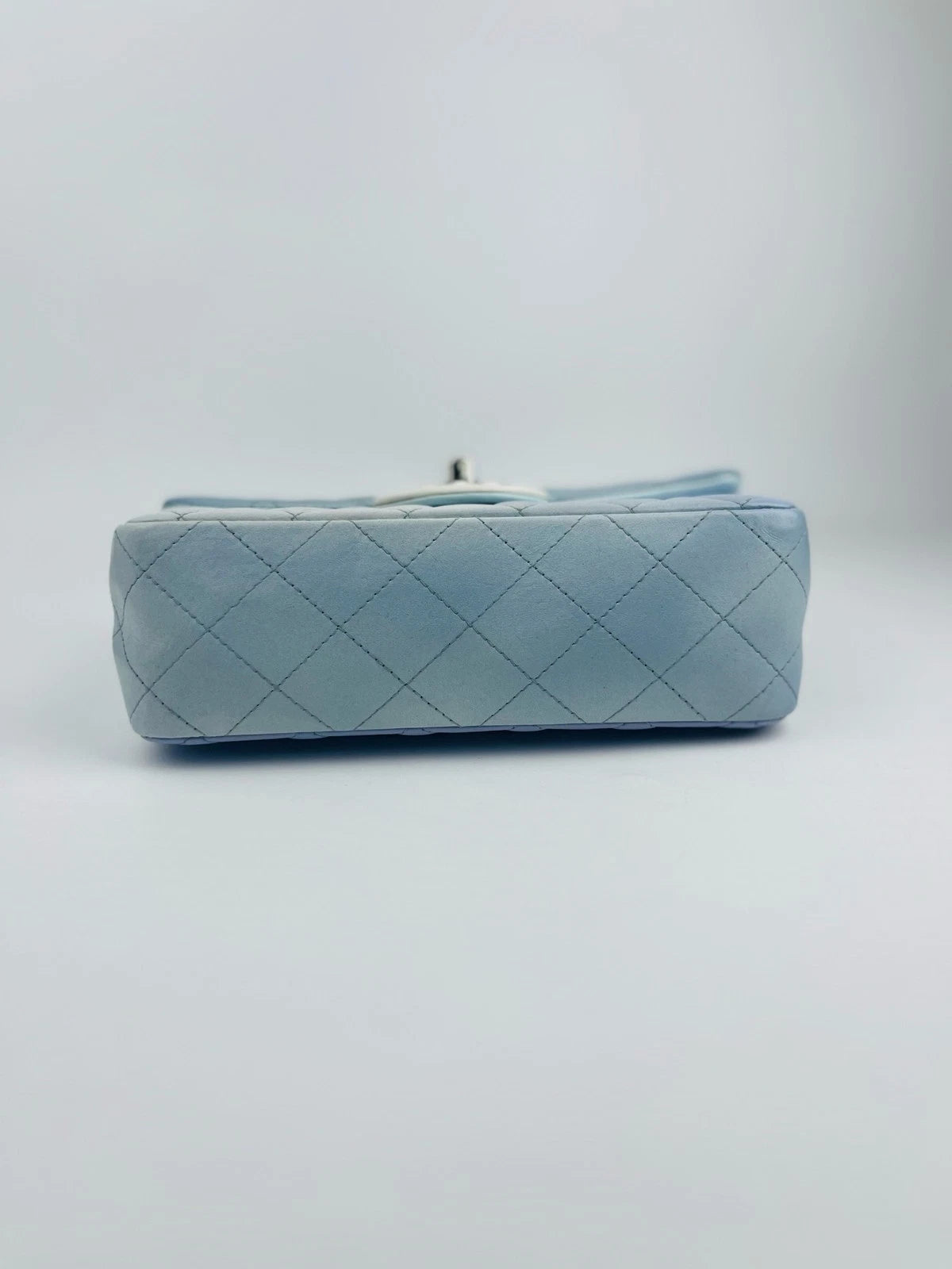 CHANEL Calfskin Blue Gradient Large Mini Crossbody Bag for Women