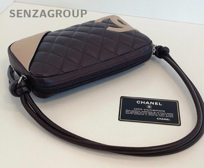Chanel Cambon diamond quilted Underarm Shoulder Bag Classic Black Women