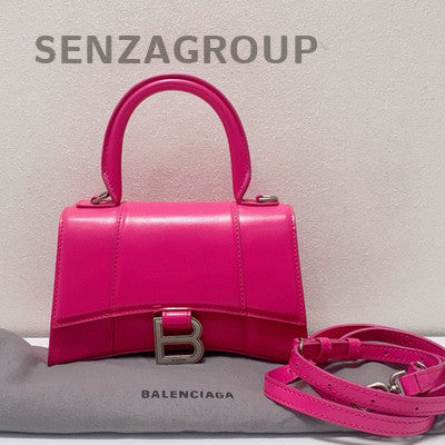 Balenciaga Pink Silver Small Handbag Shoulder Crossbody Bag Women Classic