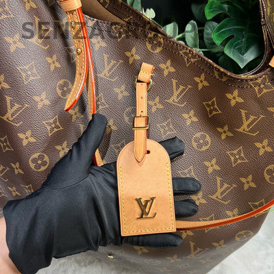 Louis Vuitton Atlantis GM Brown Gold Buckle Shoulder Bag Classic Fashion Women