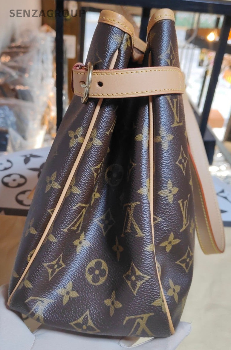 Louis Vuitton GM Monogram Pumpkin Armpit Shoulder Bag Brown Women