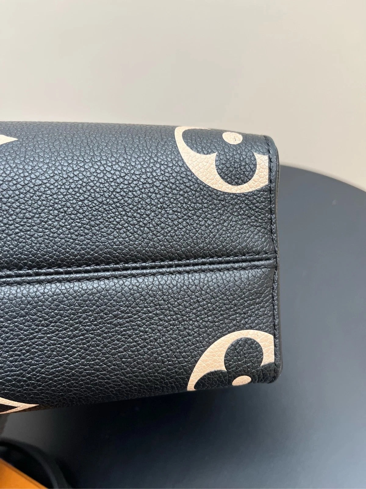 Louis Vuitton Onthego Black White Small Tote Bag For Women
