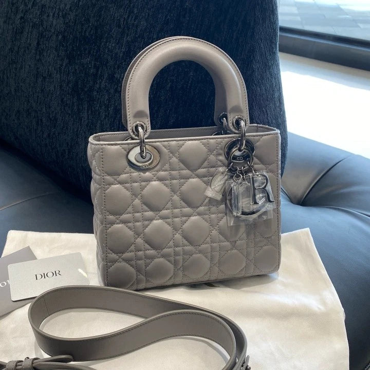 Dior Lady Dior Crossbody Top Handle Excellent