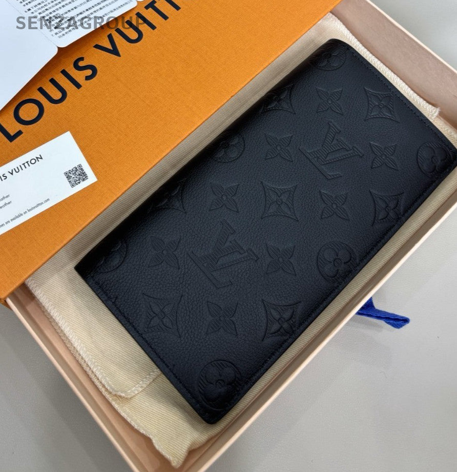 Louis Vuitton Brazza Wallet Monogram Empreinte Chip Version Brand NEW
