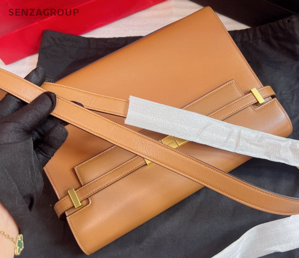 YSL Saint Laurent Manhattan caramel Shoulder bag Crossbody Almost Brand NEW