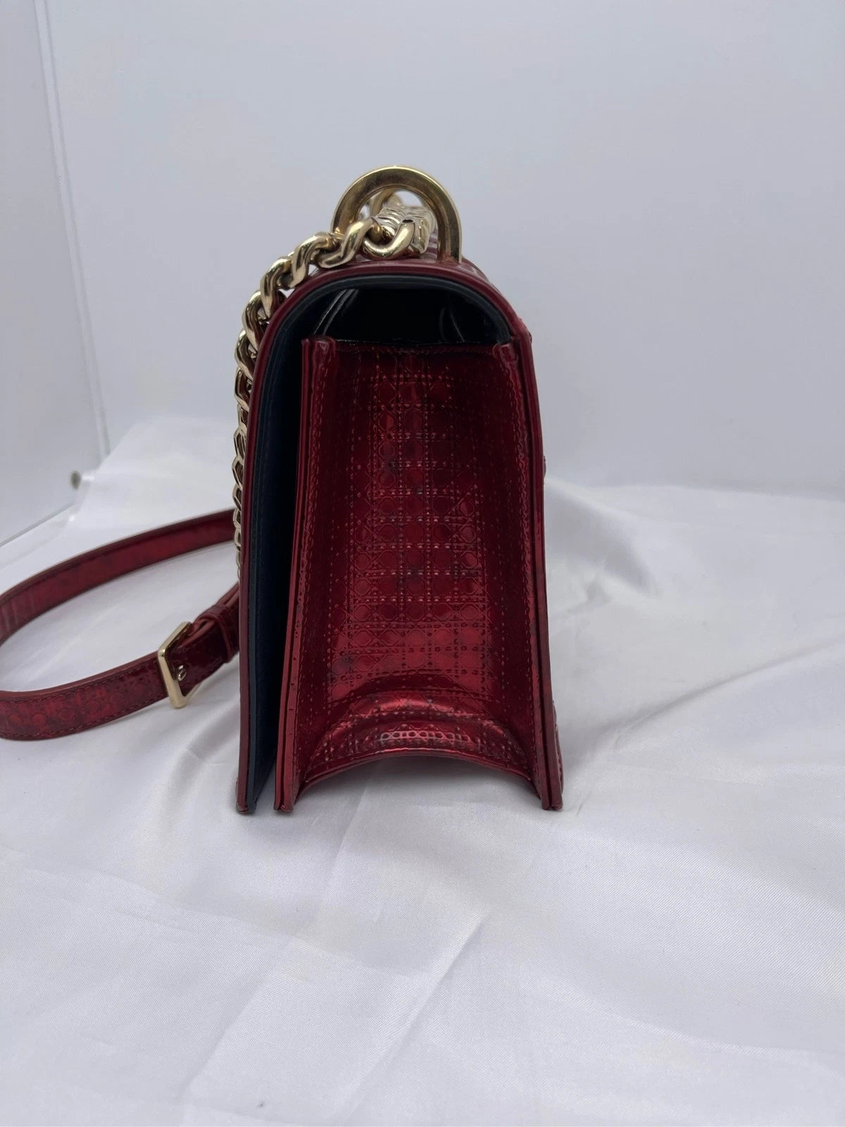 Dior Chain Red Shoulder Bag For Women