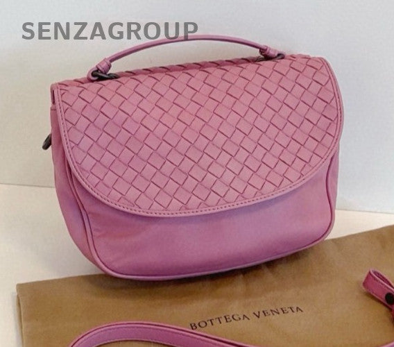 Bottega Veneta Classic Intrecciato Pink Shoulder bag Crossbody Almost brand NEW