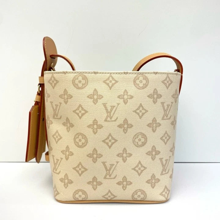 Louis Vuitton All In BB 130th Limited Bucket Bag Beige For Women