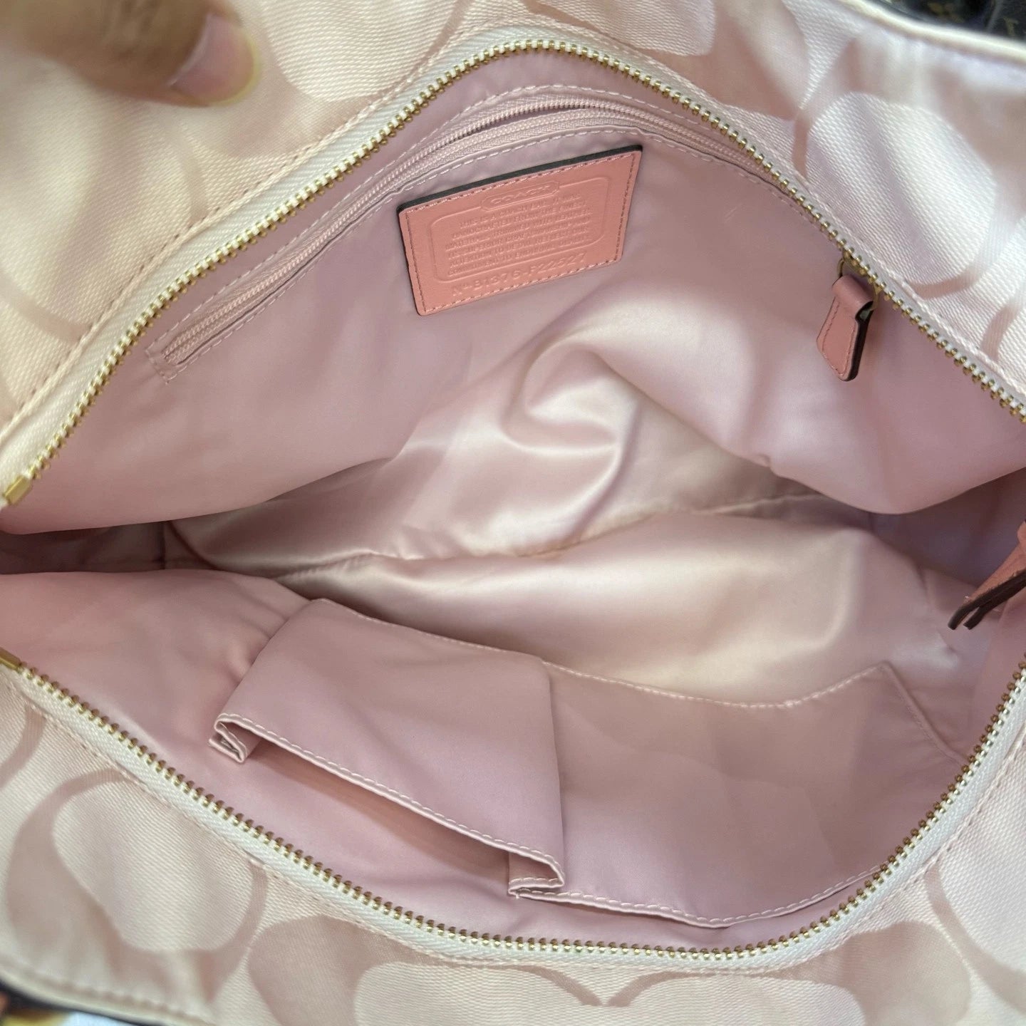 Coach Women Pink Tote Handbag