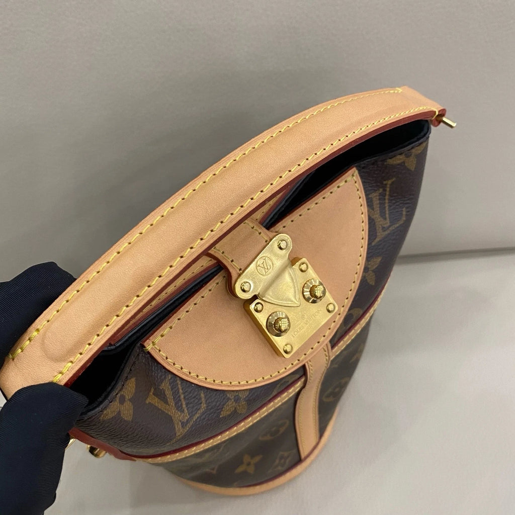 Louis Vuitton Duffle Monogram Canvas Top Handle Shoulder Bag