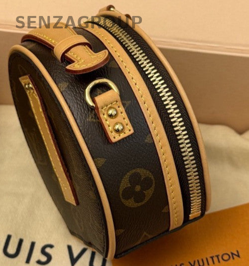 Louis Vuitton Petite Boite Chapeau Mini Monogram Crossbody Brown Women