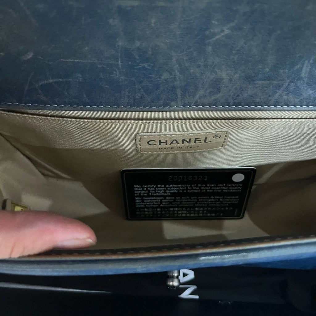 Chanel Leboy MM Shoulder Bag Crossbody Bag Brown Women Claasic