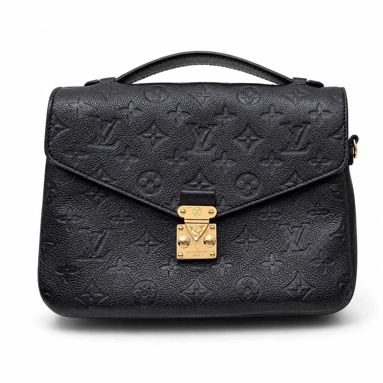 Louis Vuitton Pochette Metis Monogram Empreinte Black Shoulder Bag Crossbody