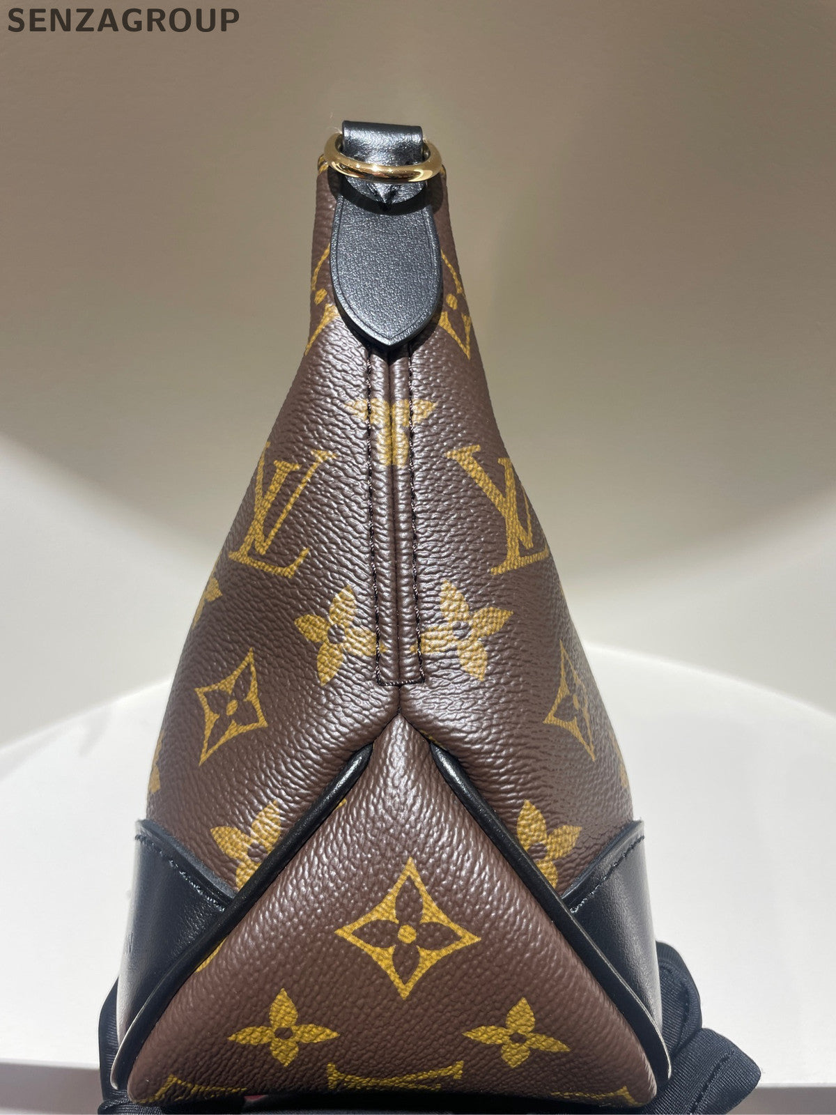 Louis Vuitton Monogram Black Horn Chain Shoulder Crossbody Bag Brown M45831