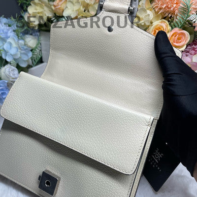 Gucci Dionysus Small White Bag Silver Chain Crossbody Classic Women
