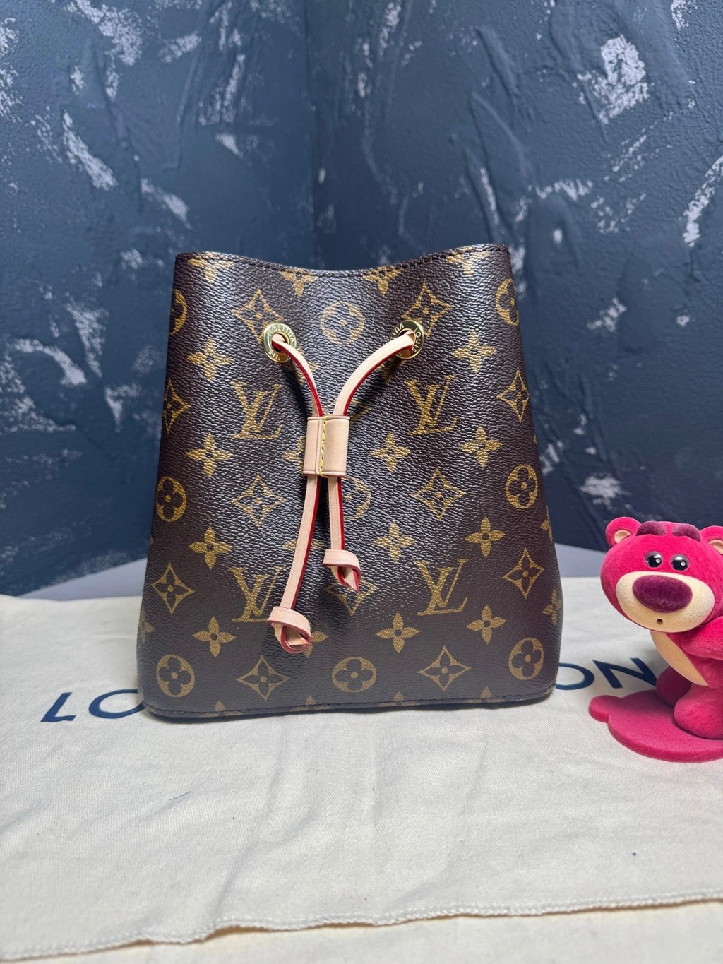 Louis Vuitton Neo Noe Canvas Mini Bucket Bag For Women
