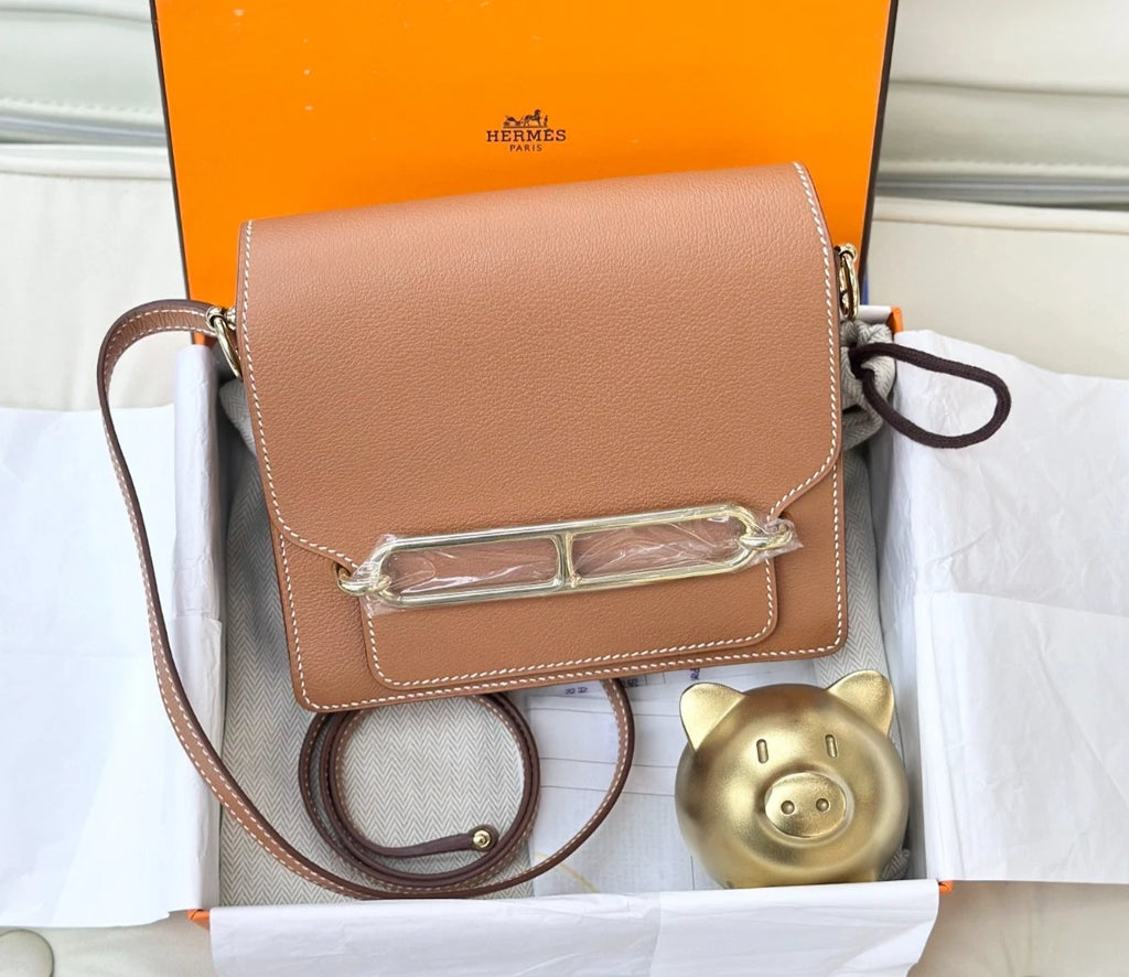 Hermes Roulis Mini18 Evercolor Shoulder Bag Crossbody Bag Women Classic S
