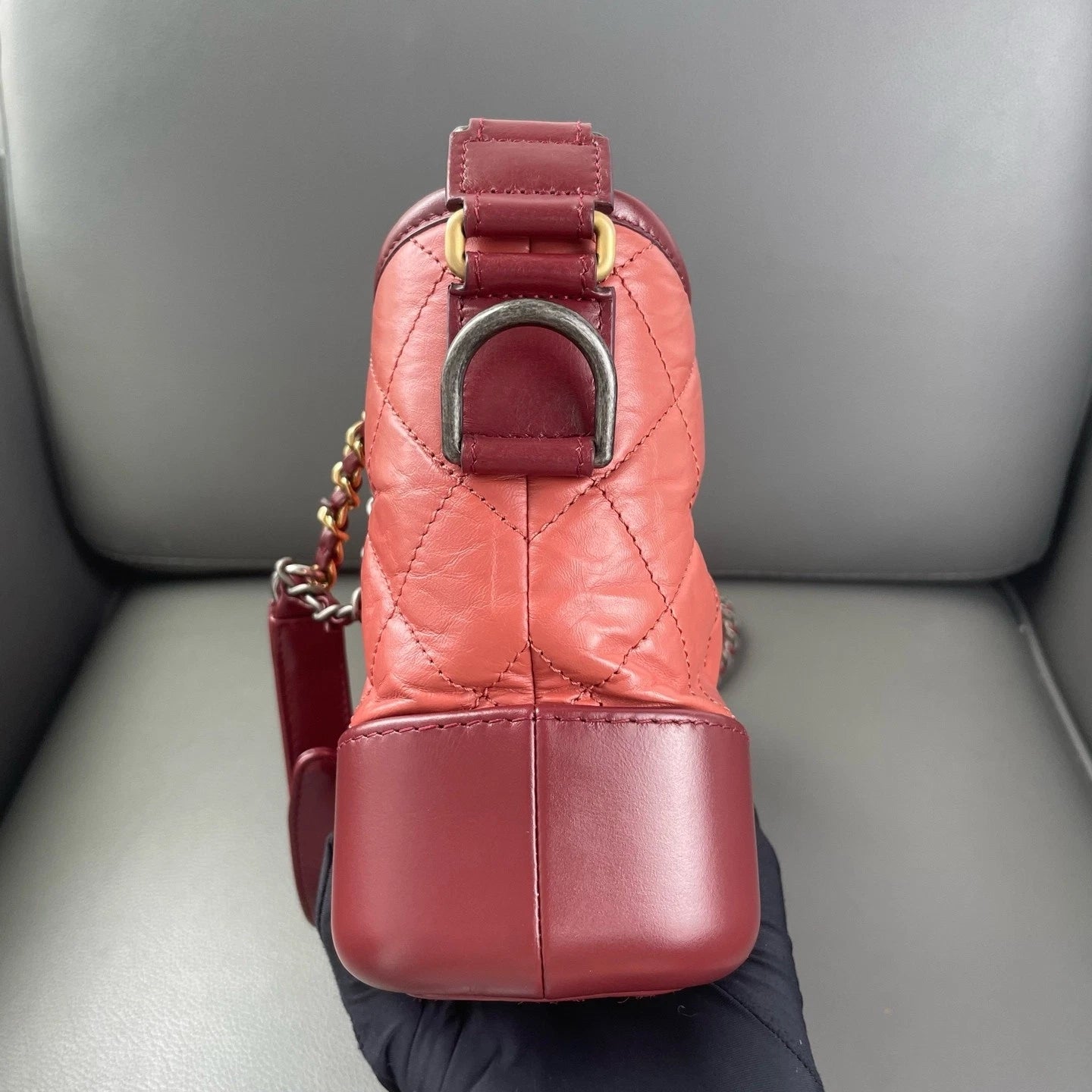 CHANEL Small Gabrielle Pink Shoulder Crossbody Bag For Women