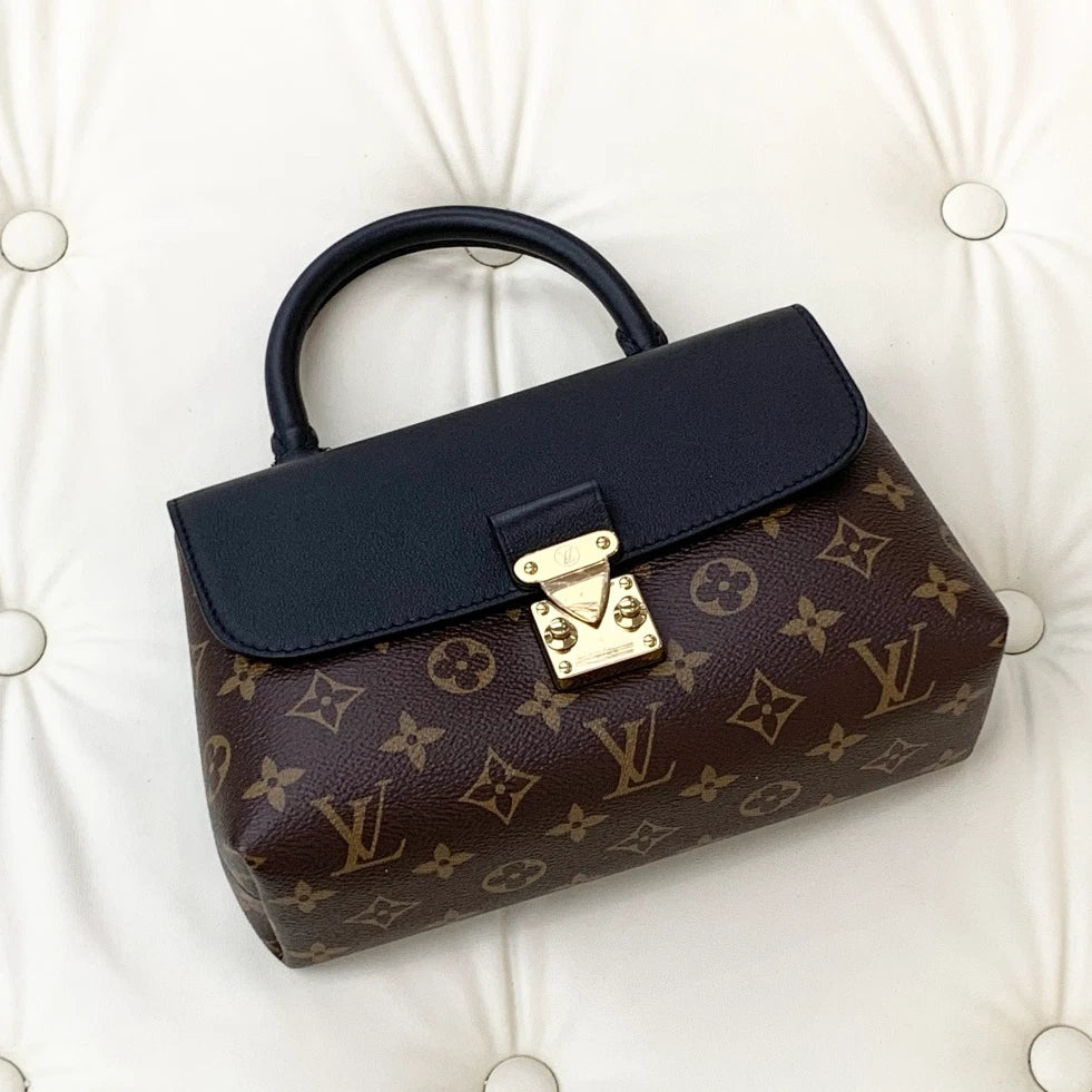Louis Vuitton Madeleine BB Monogram Top Handle Crossbody Bag Brown Women S