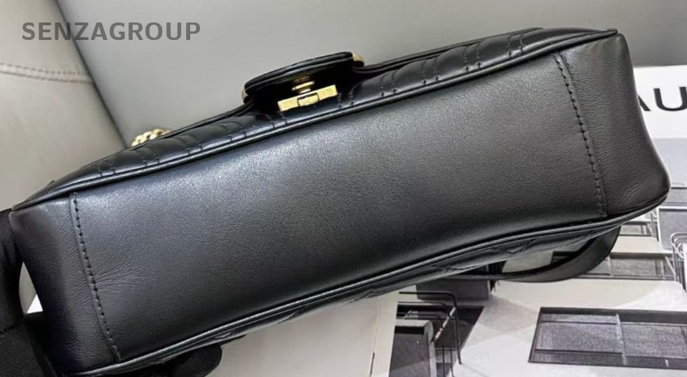 Gucci Marmont26 Shoulder Crossbody Bag Women Balck