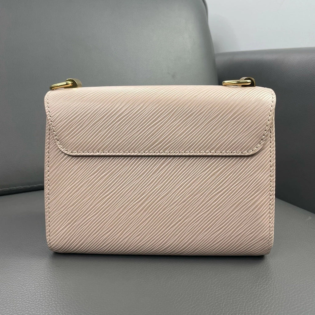 Louis Vuitton Pink Epi Leather Twist Handbag Shoulder Crossbody For Women