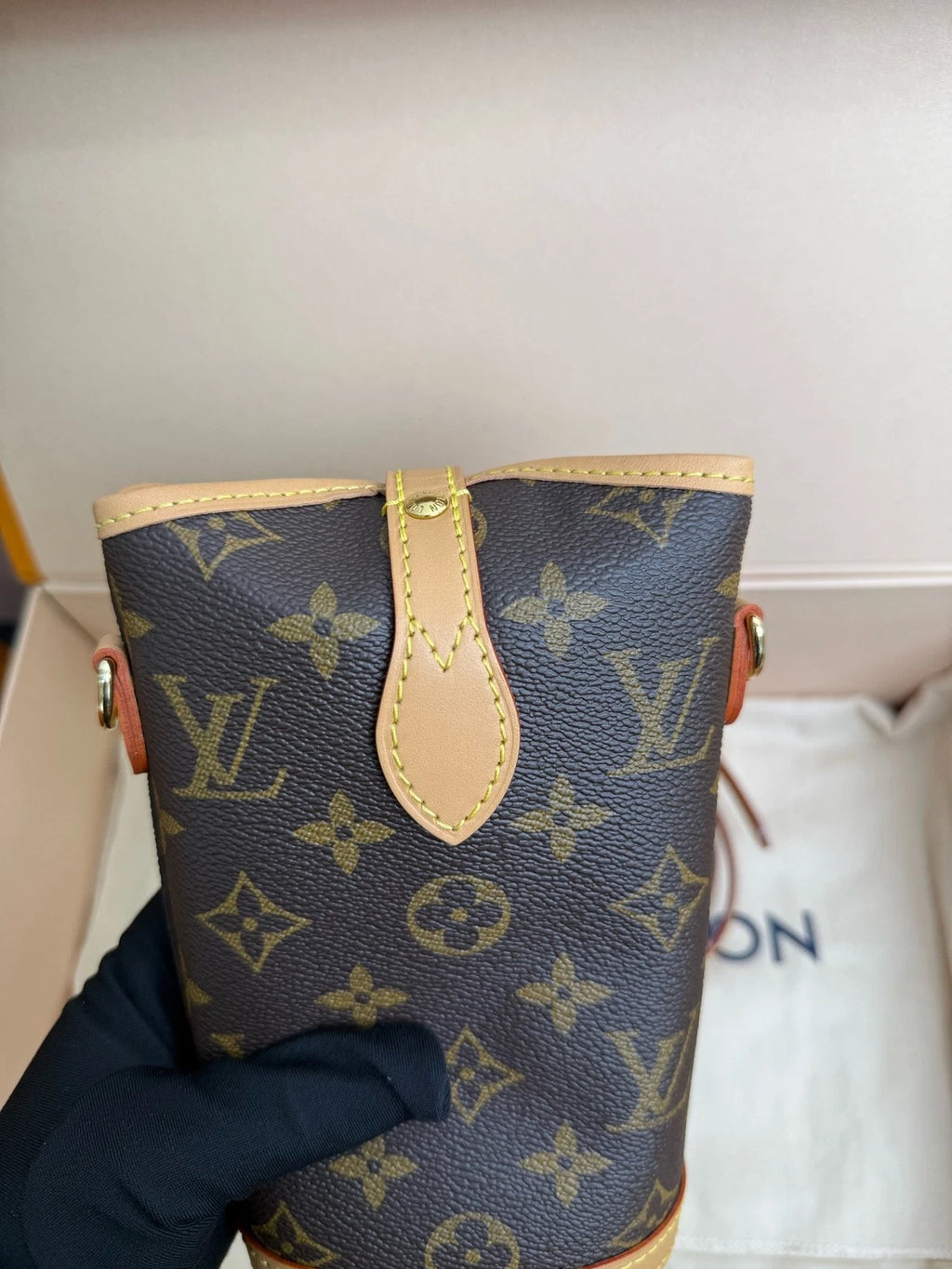 Louis Vuitton Fold Me Pouch Mini Monogram Canvas Crossbody Bag