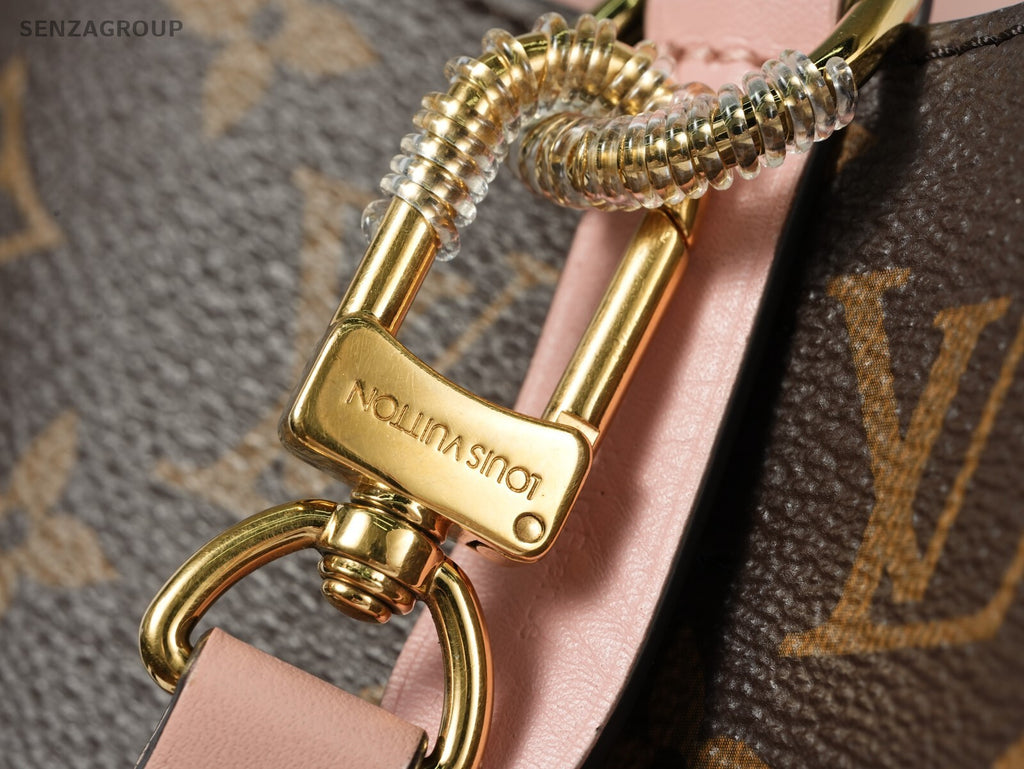 LOUIS VUITTON NEONOE  MONOGRAM ROSE POUDRE CANVAS BUCKET BAG M44022