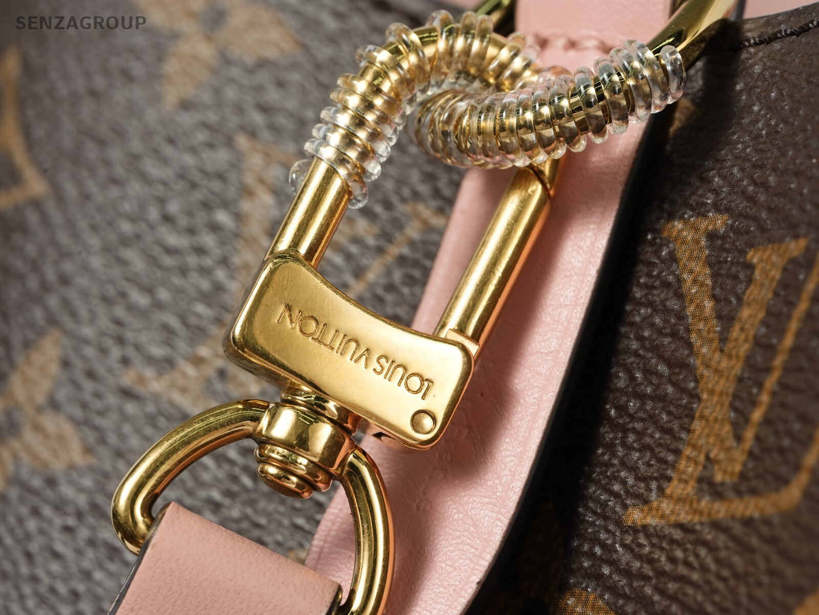 LOUIS VUITTON NEONOE  MONOGRAM ROSE POUDRE CANVAS BUCKET BAG M44022