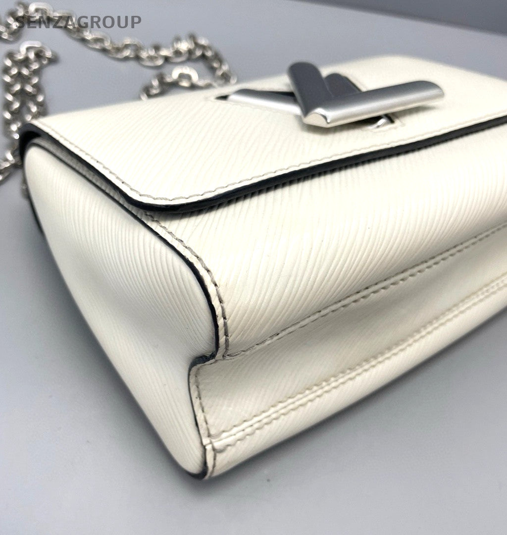 Louis Vuitton Twist PM Chain Strap Epi Leather Shoulder bag Cream White Women