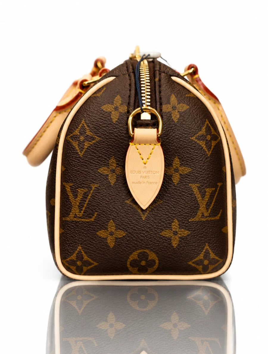 Louis Vuitton Speedy20 Bandouliere Monogram Canvas Handbag Almost Brand NEW