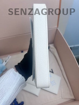 Louis Vuitton Monogram Blue White Clutch Bag Classic Fashion Women