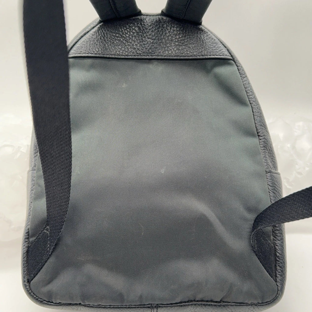 Coach Charlie 19 Logo Grain Leather Black Backpack For Women