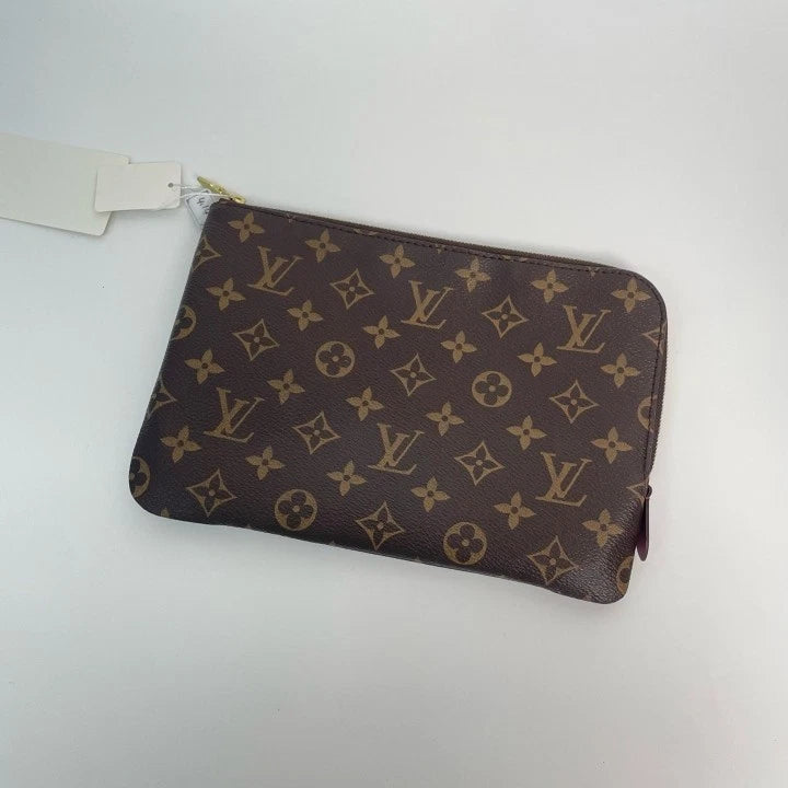 Louis Vuitton Classic Monogram Canvas Clutch For Women