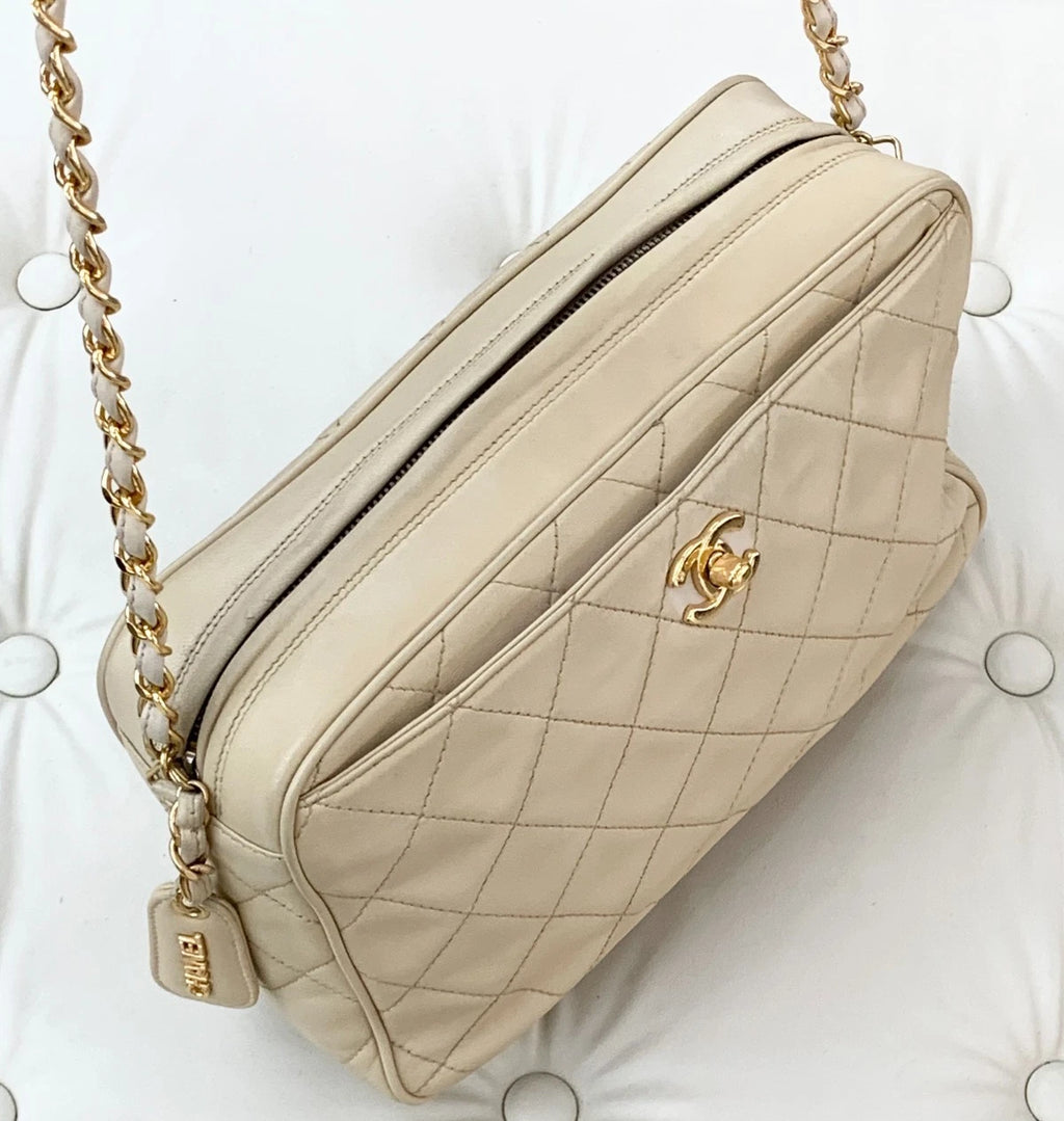 Chanel Lambskin 2Ways Shoulder Bag Crossbody Bag Women S