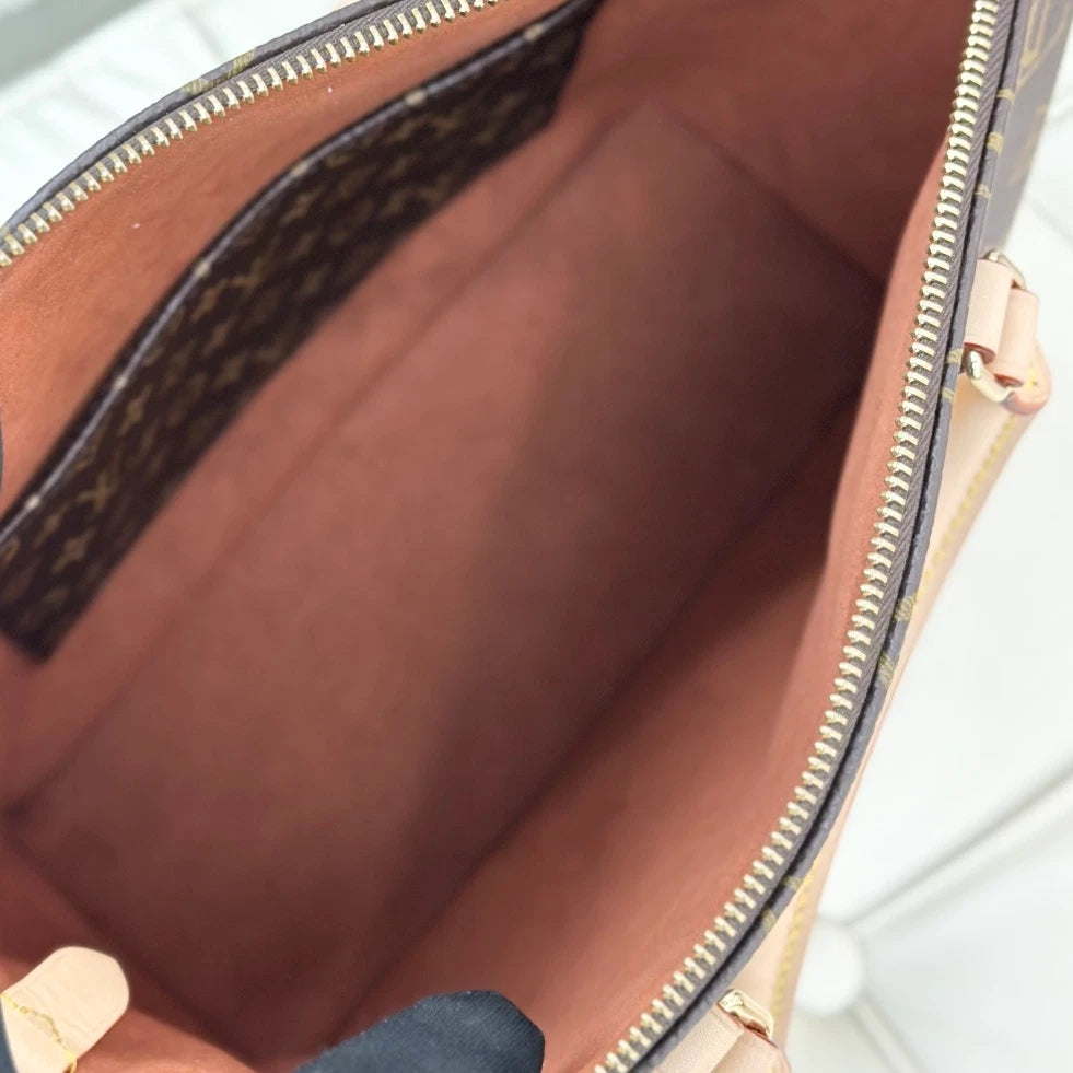 Louis Vuitton Neo Lockit PM Monogram Tote Top Handle Crossbody Bag Women S