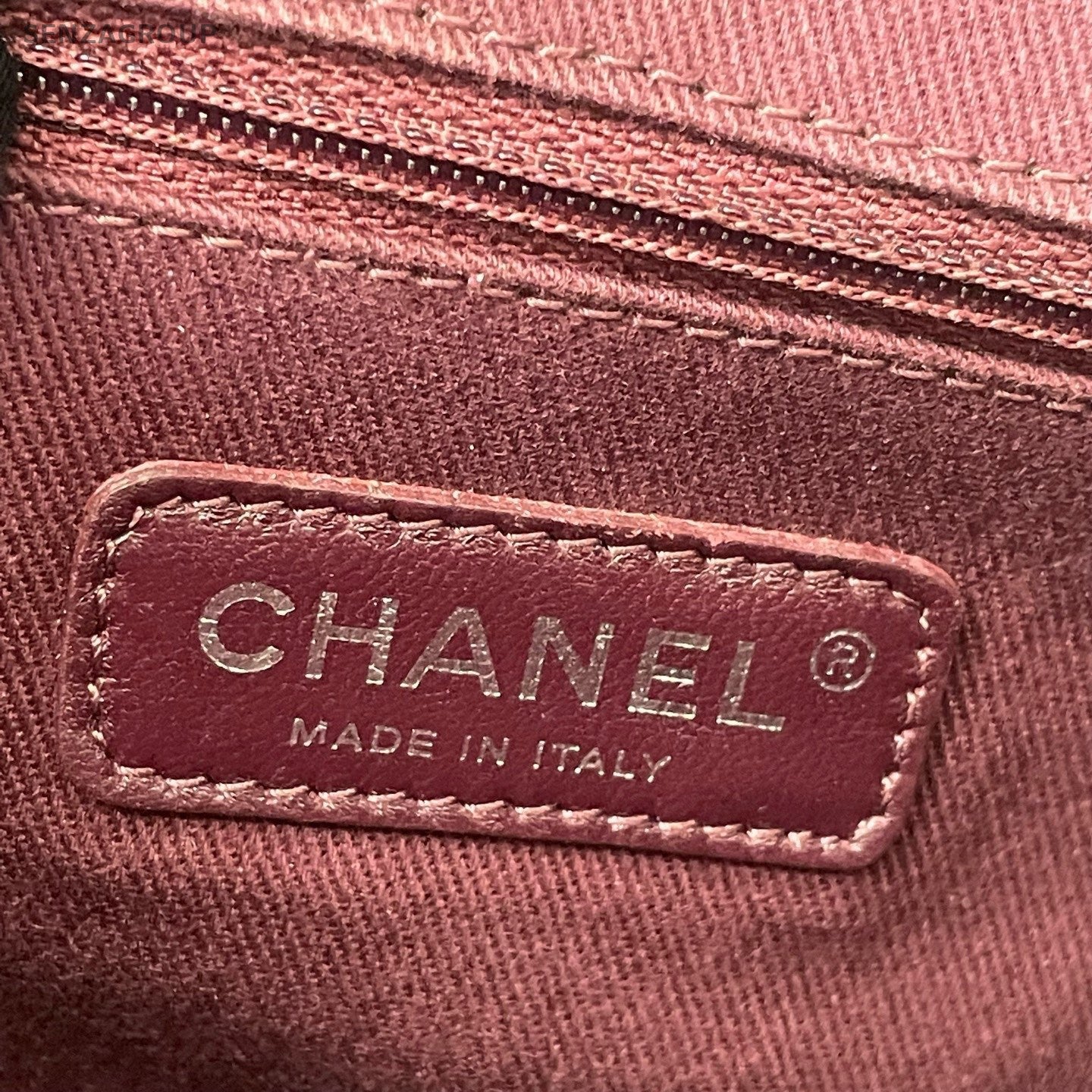 CHANEL Classic Flap Vintage Diamond Pattern Chain Shoulder bag Blue Silver