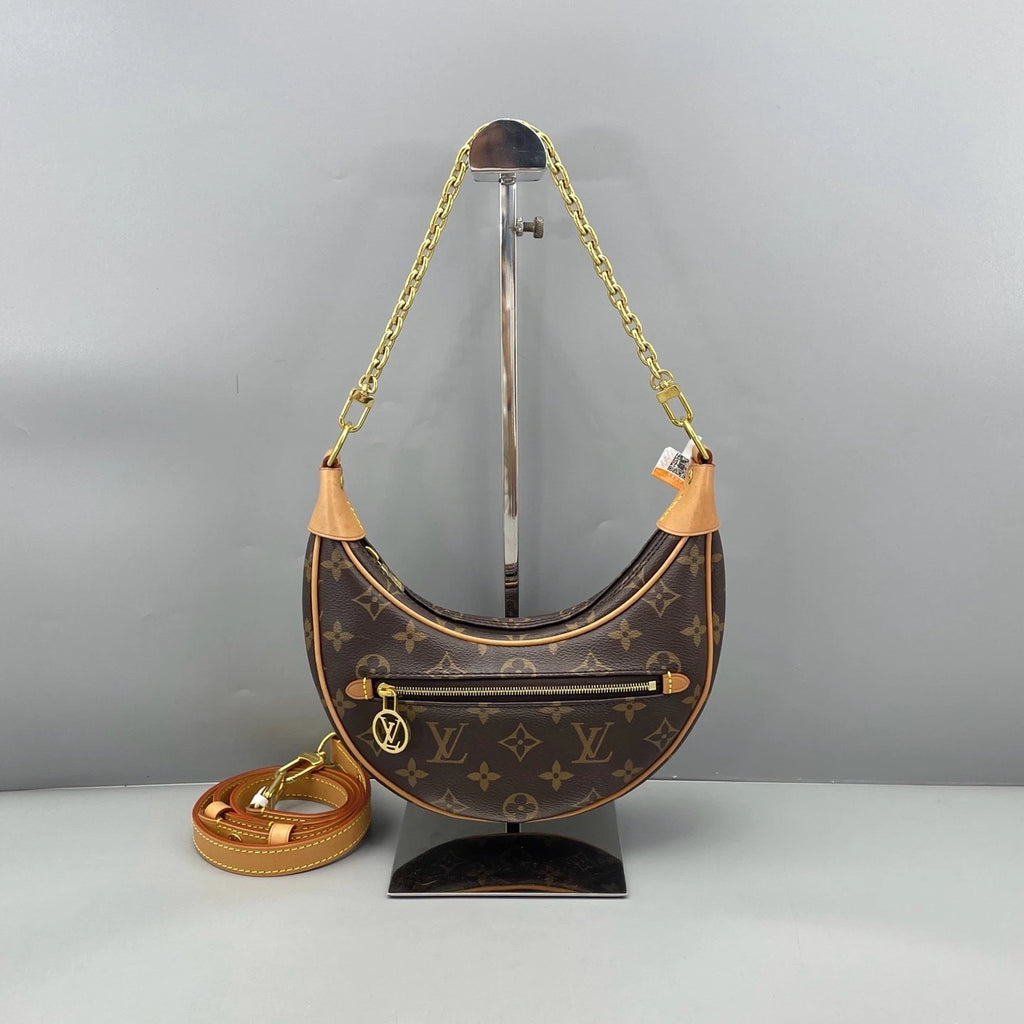 Louis Vuitton Canvas Pea Shoulder Bag For Women
