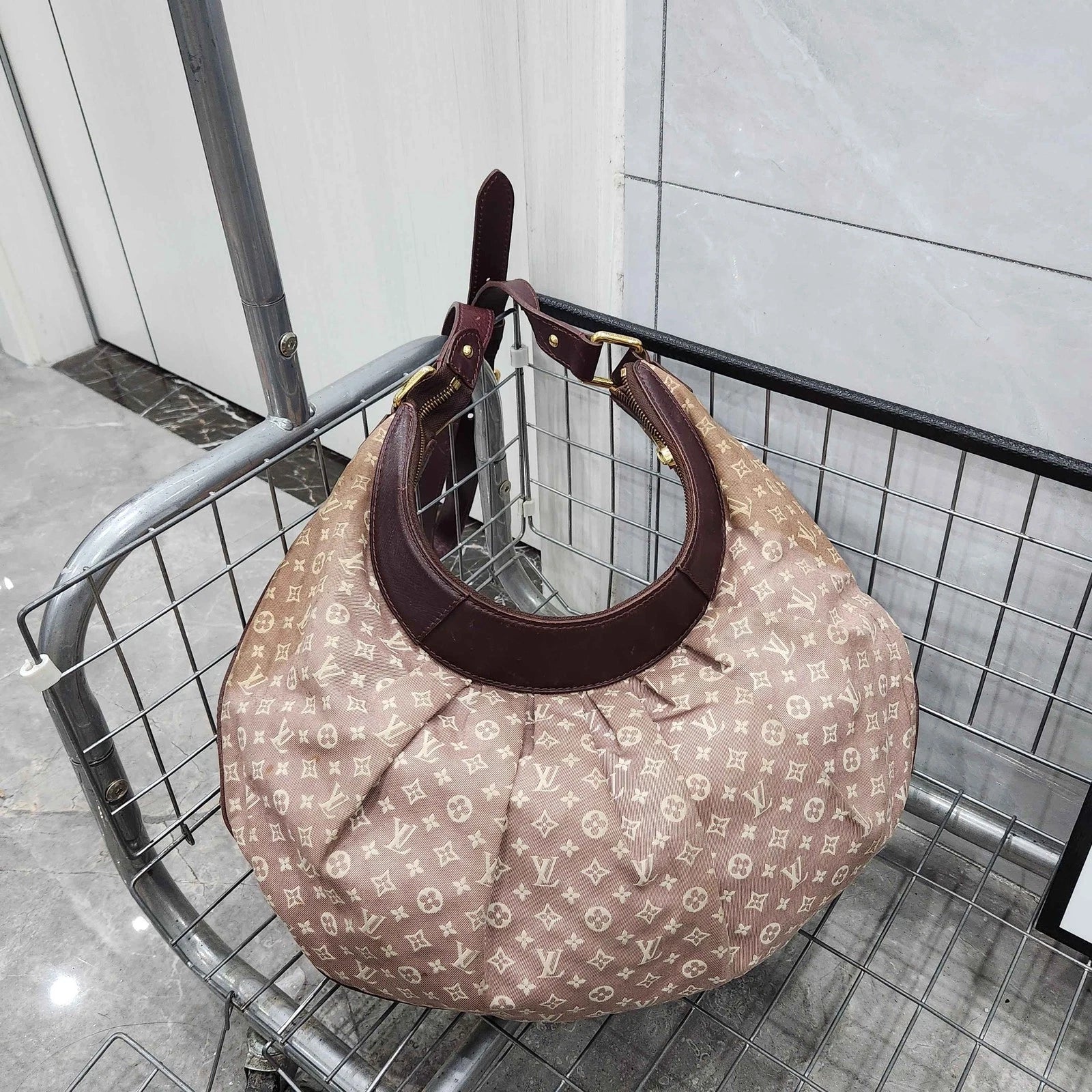 Louis Vuitton Monogram Idylle Vintage Pink Denim Shoulder Bag