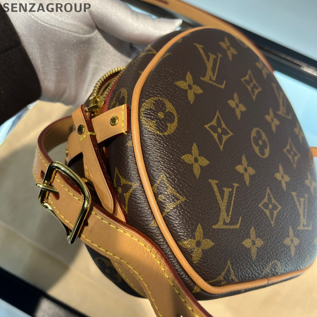 Louis Vuitton Boîte Chap Monogram Shoulder Crossbody Bag Brown Classic Women